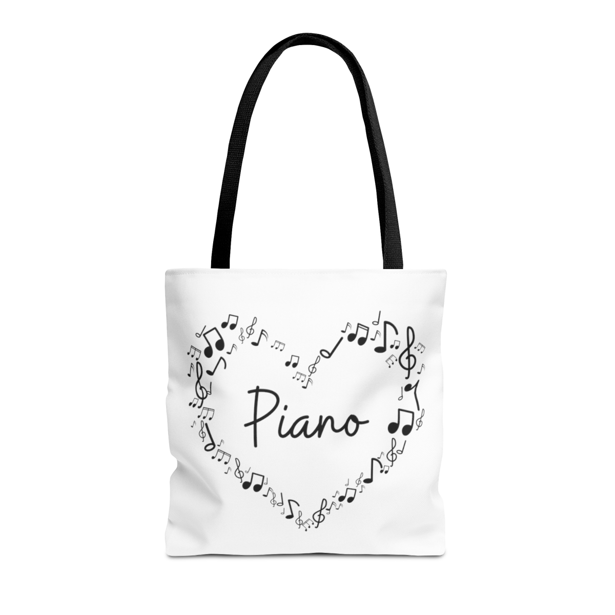 piano tote bag