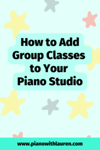 group classes piano studio