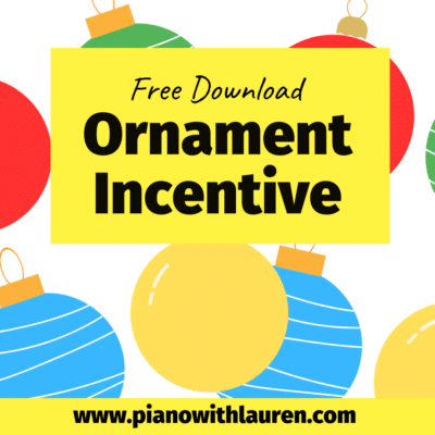 Ornament Incentive Printout
