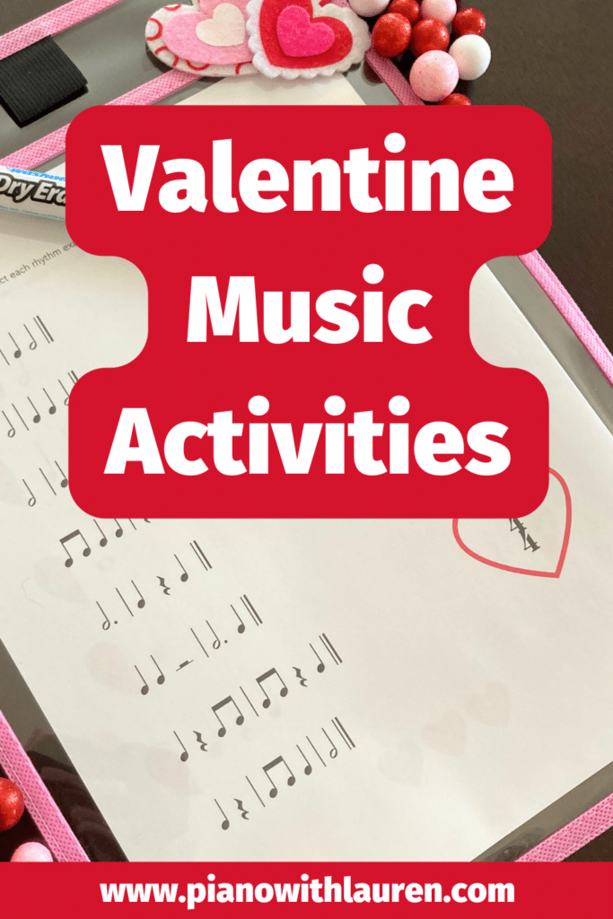 valentine music activities