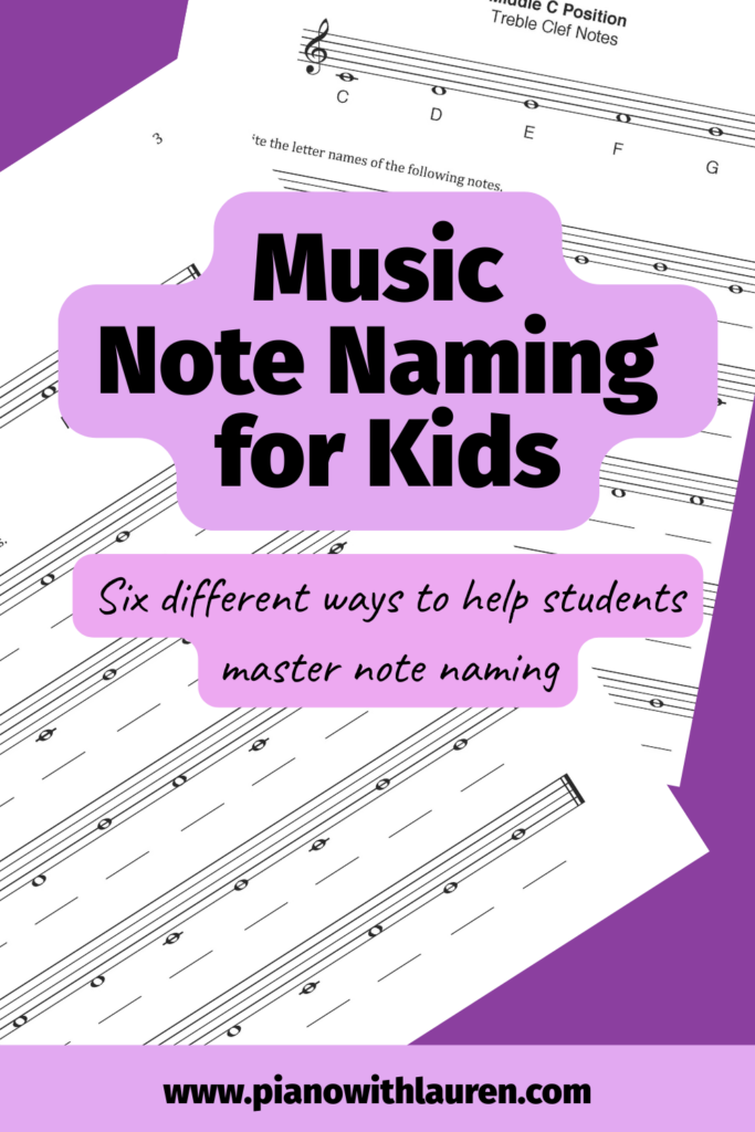 music note naming for kids