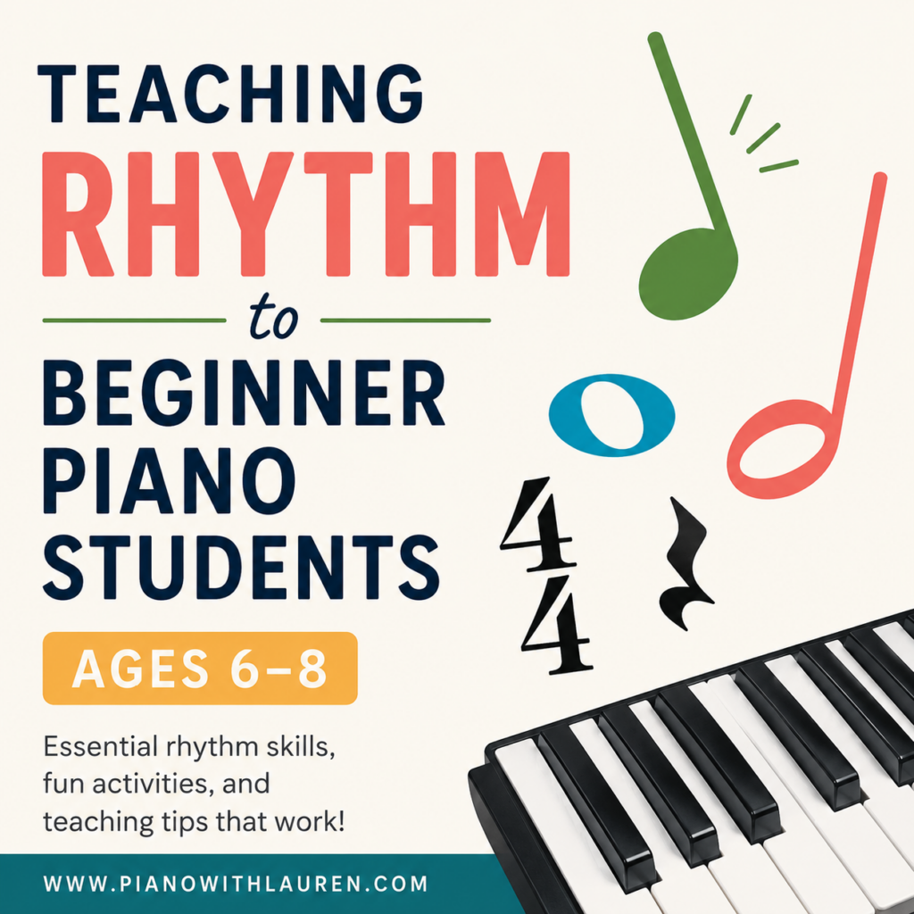 Rhythm for beginner piano students