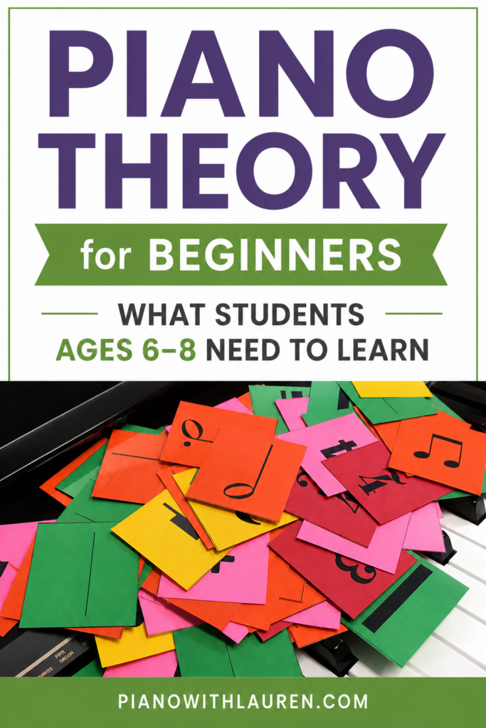 piano theory for beginners