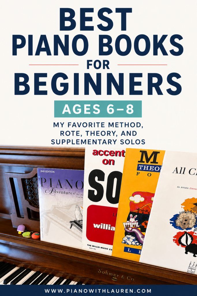 Best piano books for beginners ages 6–8